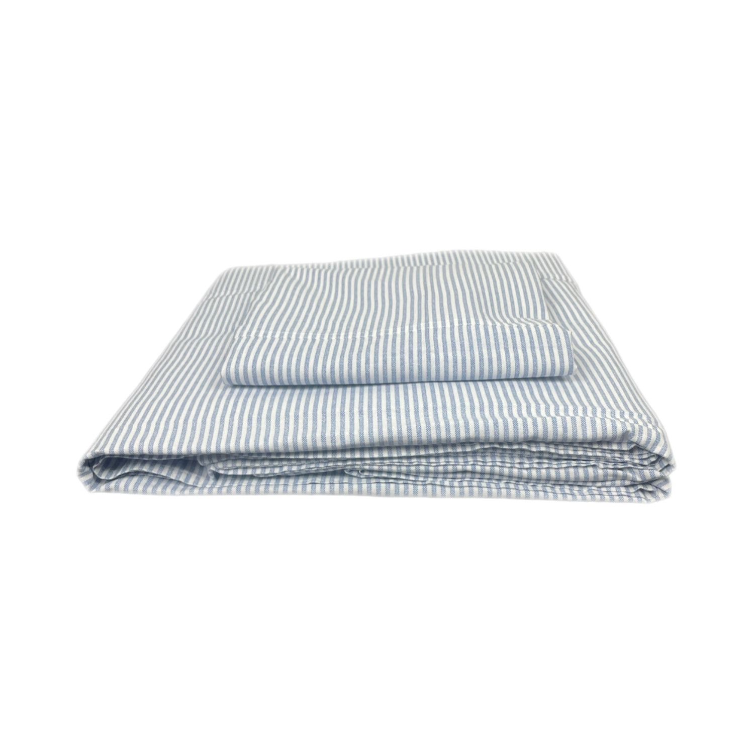 Town & Country Newport Dekbedovertrek - 140 x 220 cm - Stripe - Blue