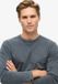 Superdry Classic Essential Top Homme Coton Col Rond Bleu