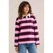 WE Fashion katoenen gestreepte trui - roze