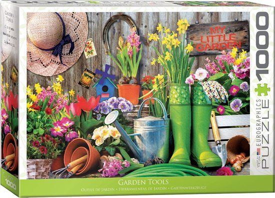Eurographics Garden Tools - 1000 stukjes Puzzel - Volwassenen