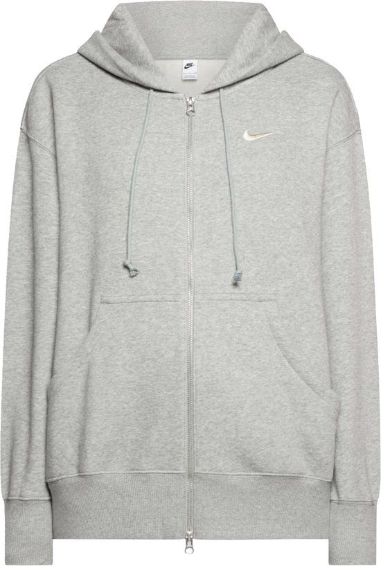 Nike NSW Wmns Phoenix Fleece Oversized Full-Zip Hoodie Dames Grijs L