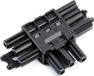 Bachmann installatiestekker splitter - Wieland GST18® - 1 > 2 / zwart