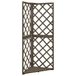 VidaXL Latwerk Hoekmodel 50x50x145 cm Massief Vurenhout