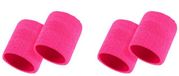 Thuisbesteld B.V. 8x15 cm Bracelets – 4 pièces – Rouge clair – Polyester – Unisexe – Enfants