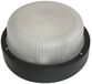 WatioWave Led-wandlamp, rond, zwart, 6 W, 4000 K, IP44