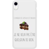 Apple Siliconen hoesje compatibel met iPhone XR Eating Cakes