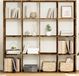 vidaXL Boekenkast oud hout, 137,5 x 29 x 137,5 cm, bewerkt hout