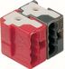 Hager Sistemas TG008 Bus-aansluitklemmen, rood/zwart, 50 stuks