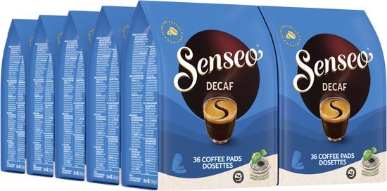 SENSEO Decaf Koffiepads - 10 x 36 pads - voor in je Senseo® machine - cafeïnevrij