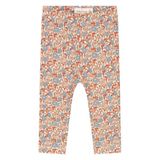 A Tiny Story katoenen slim fit babybroek met print - roze