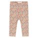 A Tiny Story katoenen slim fit babybroek met print - roze
