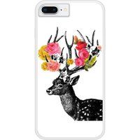 Apple Siliconen hoesje compatibel met iPhone 7 Plus Hertenbloemen