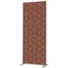 Cloison Textile Déco Hexagonale Double Face Rouille