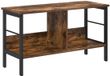 vidaXL Étagère - 2 niveaux - 82 x 32 x 47 cm - Bois traité - Chêne fumé