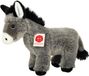 Teddy Hermann Hermann Teddy Knuffeldier Ezel - zachte pluche stof - premium knuffels - grijs - 27 cm - Boerderijdieren