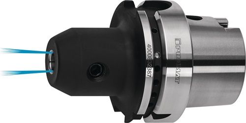 Promat/Tecwerk HSK-A63 Vlakken-spanhouder | DIN 69893A weldon | span-d. 10 mm | uitkraaglengte 65 mm met interne koeling - 4000833837