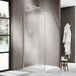 FortiFura Galeria Inloopdouche - 110x200cm - Mat glas - Wit mat
