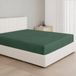 Dreamzie Hoeslaken 200x200 Katoen, Stretch Jersey, 30 cm Zak, Geschikt voor Matrassen tot 27 cm, Oeko-Tex Gecertificeerd, Hypoallergeen - Eendengroen