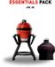 Kamado Joe® Joe Junior Complete Set – Compacte Keramische Kamado BBQ Ø34 cm met Onderstel en Hoes – Houtskool Barbecue voor Balkon, Camping en Terras
