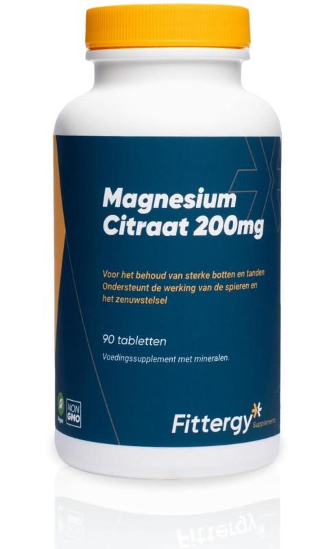 fittergy Magnesiumcitraat 200 mg 90tb