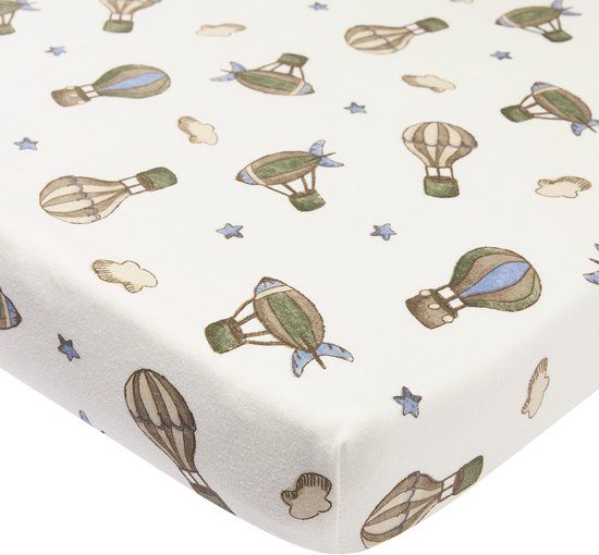 Meyco Baby Air Balloons Hoeslaken Boxmatras - Multicolour - 75x95cm