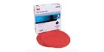 3M Hookit 01219 schuurschijven, rood, zonder gat, 6 inch, 320+ grade, 50 schijven
