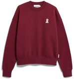 Armedangels Dames sweatshirt Å Alizaa fluweelrood L