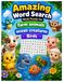 Amazing Word Search Puzzle Book for Kids Ages 4-9: Farm Animals, Ocean Creatures & Birds: Fun Educational Activity Book with Easy Animal Word Searches