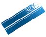Foliatec 33951 Car Design Stripes 22 x 150 cm, 2 stuks, blauw chroom mat