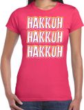 Bellatio Decorations Verkleed T-shirt voor dames - jaren 90 - roze - gabber - foute party/carnaval XXL