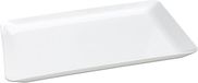 Cilgro Serveer tray kunststof wit 24x38cm dienblad voor snacks en drankjes.