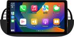 Happiq Autoradio avec Bluetooth et CarPlay pour FIAT 500 (2007-2014)