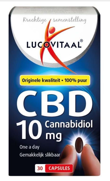 Lucovitaal CBD Cannabidiol 10mg Capsules 30st