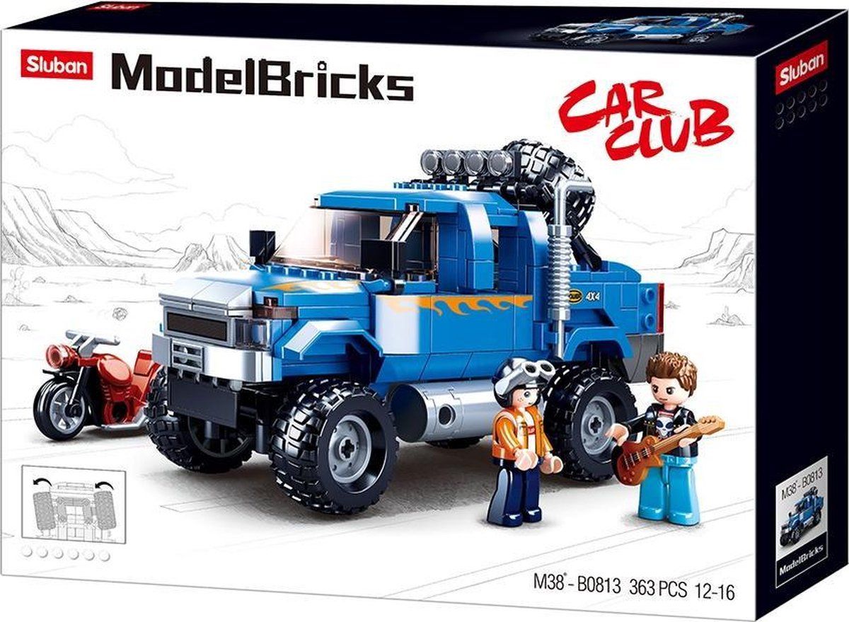 Sluban M38-B0813 Model Bakstenen-f350 363 Stuks