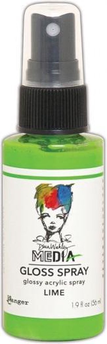 Dina Wakley Media Ranger -Dina Wakley media Gloss spray Lime