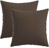 vidaXL - Kussensloop - 2 stuks - HEERLEN - Taupe - 30 x 30 cm - Katoensatijn