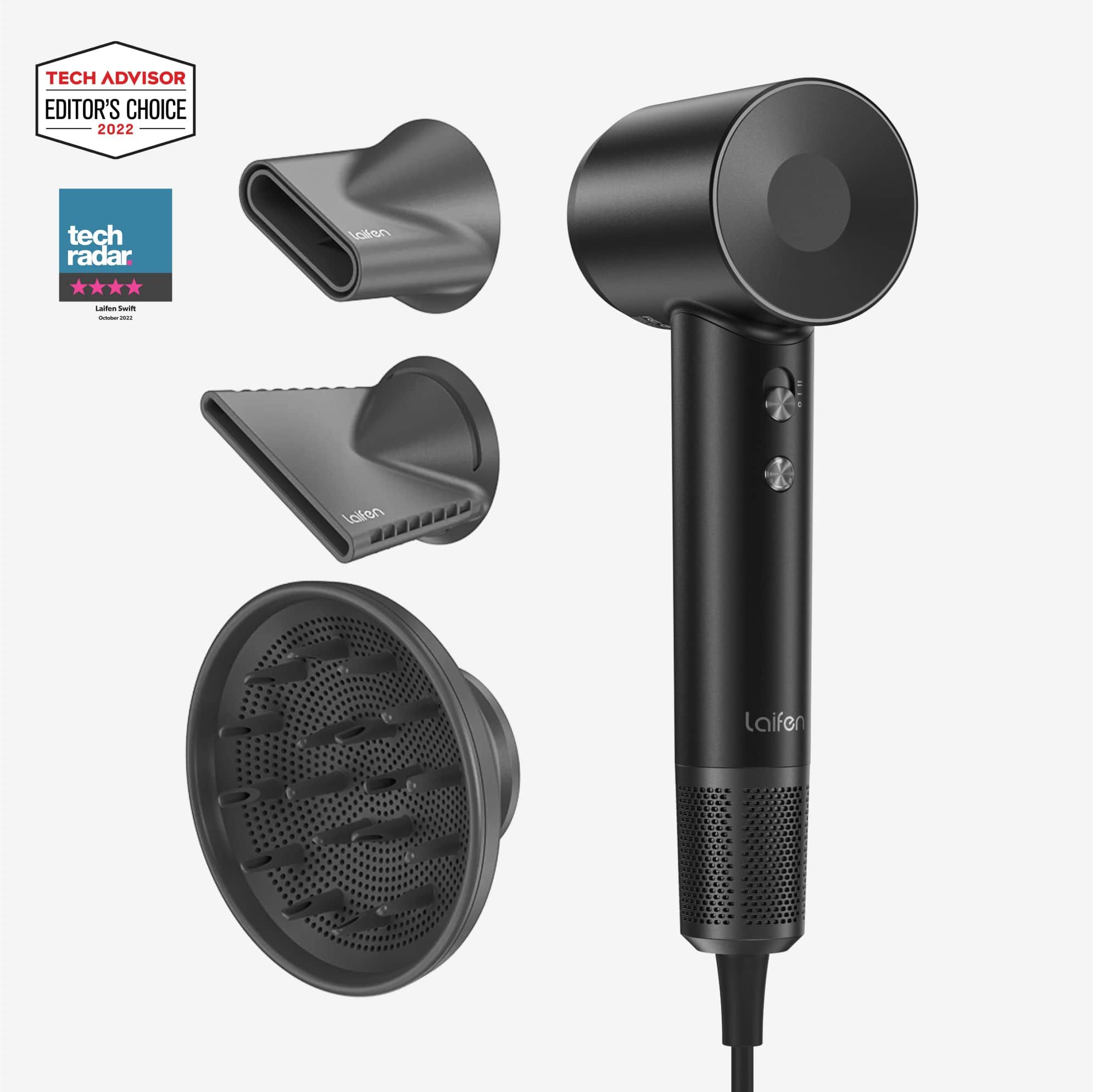 Laifen Swift Special High Speed Föhn - Mat Zwart - Haardroger met ionische technologie - 1600W