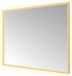 Hotbath &More Mirrors Square LED Badkamerspiegel - Rechthoek - 80 x 100 cm - Geborsteld Messing Pvd