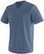 Maier Sports T-shirt Wali V-hals Korte mouw Polyester Logo Vaandrig Blauw S