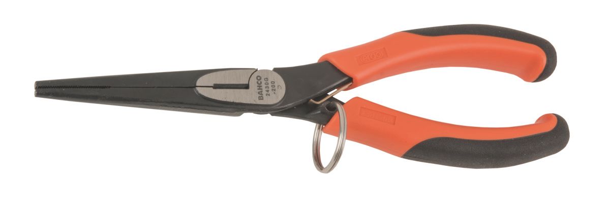 Bahco Punttang ERGO™ | met veiligheidsring | lang | tweecomponentengrepen | gefosfateerd | 160mm - TAH2430G-160