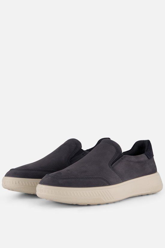 Ecco Move M Slip-on Instappers blauw Leer - Maat 45