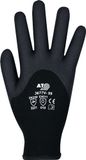 Asatex Koudebestendige handschoen | maat 9 zwart | EN 388, EN 511 PSA-categorie II | terry-lussen | 6 paar - 3677V/9