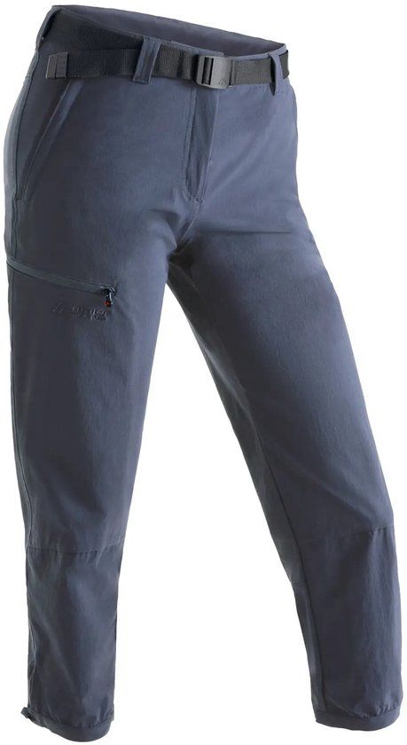Maier Sports Lulaka 7/8 Wandelsbroek Dames Grafiet Polyester/Elastaan Maat 40