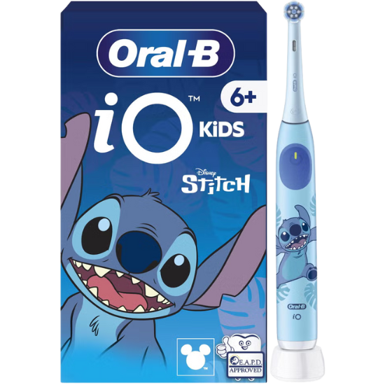 Oral-B iO Kids Stitch Elektrische Tandenborstel - Blauw - 6+ jaar