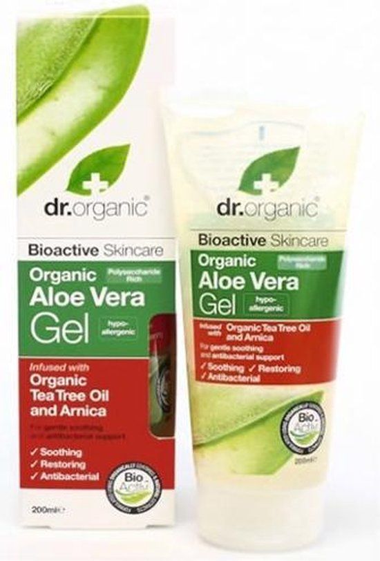 Dr. Organic Aloe Vera Gel With Tea Tree 200ml