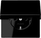 Jung LS1520NKLSW Wandcontactdoos - Zwart - E36F8