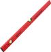 Awtools Niveau Traditionnel 100cm Rouge Aluminium
