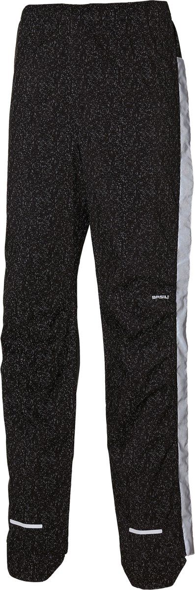 Basil Skane HiVis Regenbroek - Dames - Zwart - Maat XL
