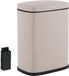 Relaxdays Badkamer prullenbak - hangend - 3 l - softclose - binnenemmer - toilet - beige