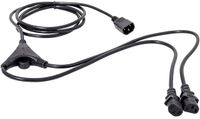 Hawa 1008272 Apparaat (koud) Y-kabel Zwart 2.35 m